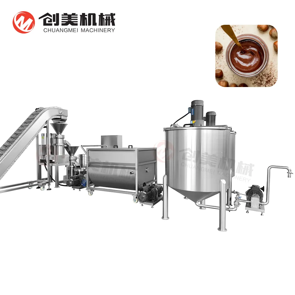 Automatic Nut Jam Production Equipment Pistachio Paste Producing Machine - Grinding Machine - foodmachtech